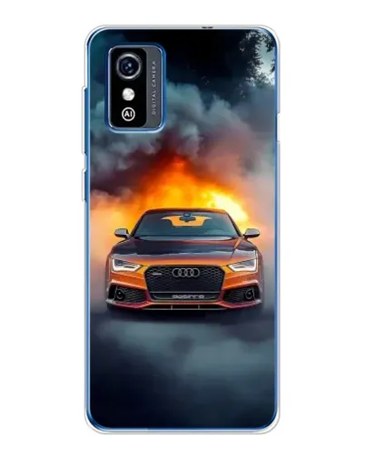 Чехол для ZTE Blade L9 с картинкой «Audi в огненном дыму» Чехол для ZTE Blade L9 с картинкой «Audi в огненном дыму»