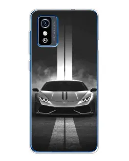 Чехол для ZTE Blade L9 с картинкой «Lamborghini симметрия дорог»