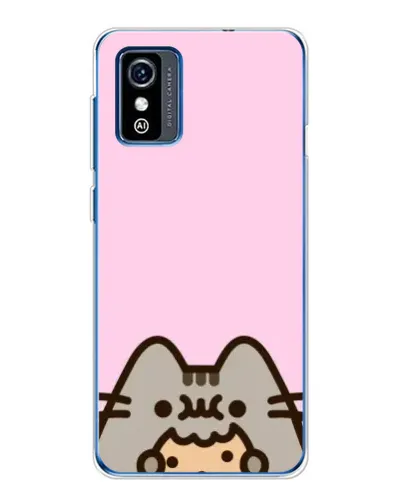 Чехол для ZTE Blade L9 с картинкой «Pusheen и печенье»