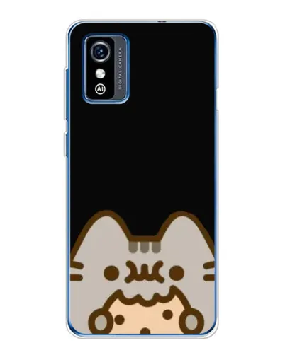 Чехол для ZTE Blade L9 с картинкой «Пушин на черном»