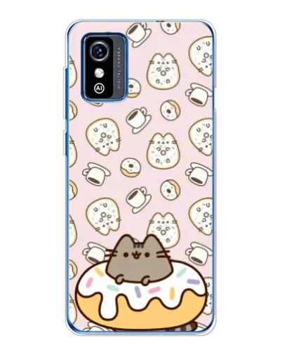 Чехол для ZTE Blade L9 с картинкой «Пушин на пончике»