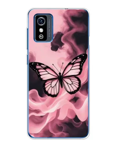 Чехол для ZTE Blade L9 с картинкой «Бабочка в дыму»