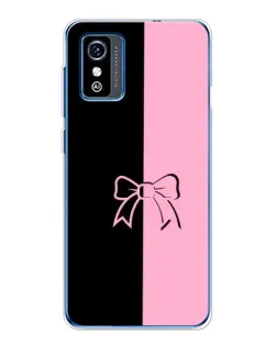Чехол для ZTE Blade L9 с картинкой «Половинки банта»