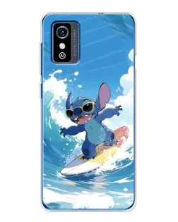 Чехол для ZTE Blade L9 с картинкой «Стич на волне»