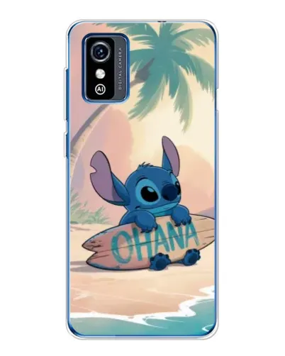 Чехол для ZTE Blade L9 с картинкой «Стич на серфе»