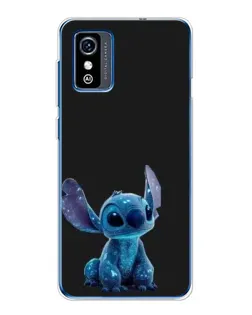 Чехол для ZTE Blade L9 с картинкой «Стич на черном»