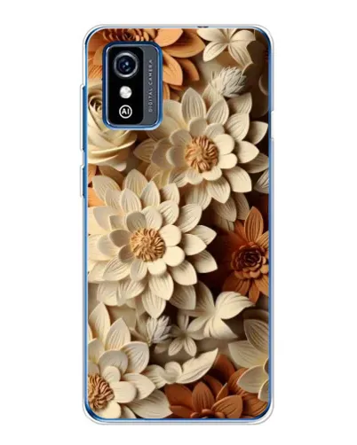 Чехол для ZTE Blade L9 с картинкой «Бежевый флористический декор» Чехол для ZTE Blade L9 с картинкой «Бежевый флористический декор»