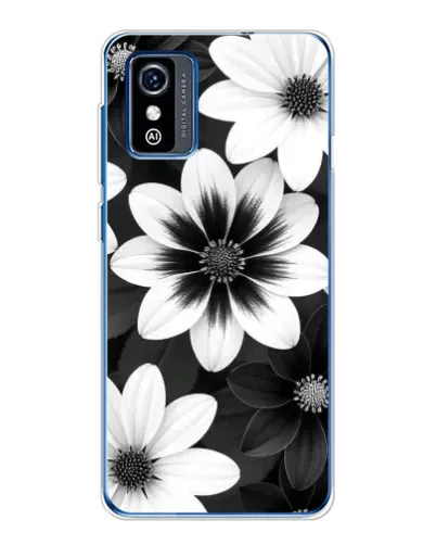 Чехол для ZTE Blade L9 с картинкой «Монохромные астры» Чехол для ZTE Blade L9 с картинкой «Монохромные астры»