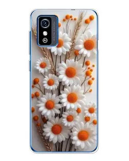Чехол для ZTE Blade L9 с картинкой «Белые сухоцветы» Чехол для ZTE Blade L9 с картинкой «Белые сухоцветы»