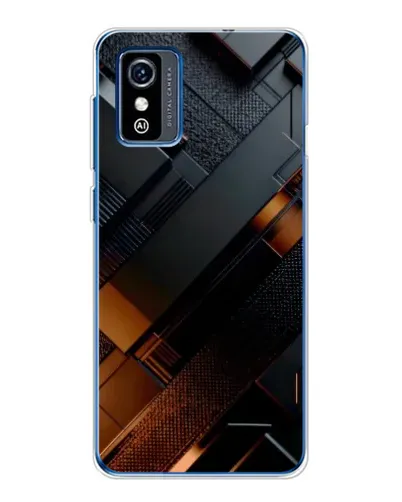 Чохол для ZTE Blade L9 з картинкою «Чорні геометричні блоки» Чохол для ZTE Blade L9 з картинкою «Чорні геометричні блоки»