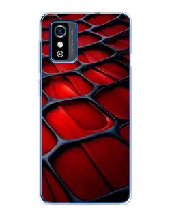 Чехол для ZTE Blade L9 с картинкой «Красная глянцевая сетка» Чехол для ZTE Blade L9 с картинкой «Красная глянцевая сетка»