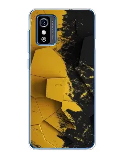 Чехол для ZTE Blade L9 с картинкой «Золотые осколки геометрии» Чехол для ZTE Blade L9 с картинкой «Золотые осколки геометрии»