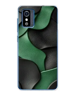 Чехол для ZTE Blade L9 с картинкой «Зеленые кожаные волны» Чехол для ZTE Blade L9 с картинкой «Зеленые кожаные волны»