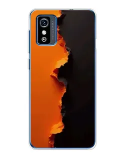 Чехол для ZTE Blade L9 с картинкой «Оранжевый разлом» Чехол для ZTE Blade L9 с картинкой «Оранжевый разлом»