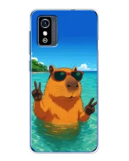 Чехол для ZTE Blade L9 с картинкой «Морская капибара» Чехол для ZTE Blade L9 с картинкой «Морская капибара»