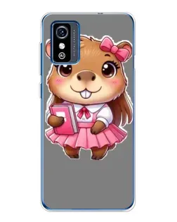 Чехол для ZTE Blade L9 с картинкой «Девочка капибара» Чехол для ZTE Blade L9 с картинкой «Девочка капибара»