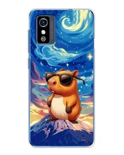 Чехол для ZTE Blade L9 с картинкой «Капибара Ван Гога» Чехол для ZTE Blade L9 с картинкой «Капибара Ван Гога»