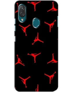 Чехол для ZTE Blade V10 Vita с картинкой «Jordan Red Pattern»
