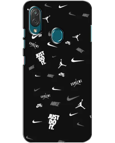 Чехол для ZTE Blade V10 Vita с картинкой «Nike Black Pattern» Чехол для ZTE Blade V10 Vita с картинкой «Nike Black Pattern»