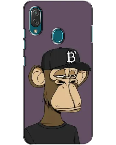 Чехол для ZTE Blade V10 Vita с картинкой «Bored Ape в кепке»