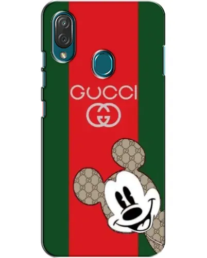 Чехол для ZTE Blade V10 Vita с картинкой «Gucci — полосы и Микки»