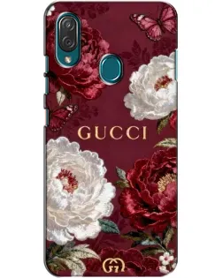 Чехол для ZTE Blade V10 Vita с картинкой «Gucci — бордовые розы» Чехол для ZTE Blade V10 Vita с картинкой «Gucci — бордовые розы»