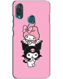 Чехол для ZTE Blade V10 Vita с картинкой «My Melody и Kuromi» Чехол для ZTE Blade V10 Vita с картинкой «My Melody и Kuromi»