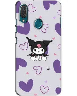 Чехол для ZTE Blade V10 Vita с картинкой «Kuromi и лавандовые сердца» Чехол для ZTE Blade V10 Vita с картинкой «Kuromi и лавандовые сердца»