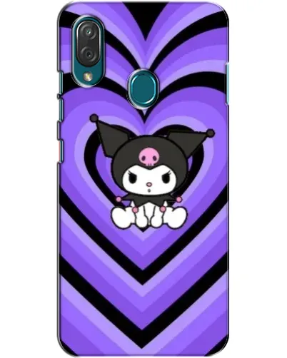 Чехол для ZTE Blade V10 Vita с картинкой «Kuromi и фиолетовые сердца»