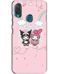 Чехол для ZTE Blade V10 Vita с картинкой «My Melody и Kuromi» Чехол для ZTE Blade V10 Vita с картинкой «My Melody и Kuromi»
