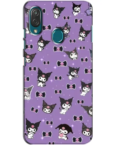 Чехол для ZTE Blade V10 Vita с картинкой «Kuromi — паттерн»