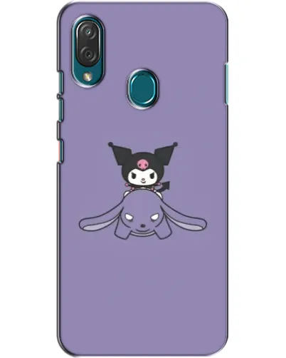 Чехол для ZTE Blade V10 Vita с картинкой «Kuromi на лиловом фоне»