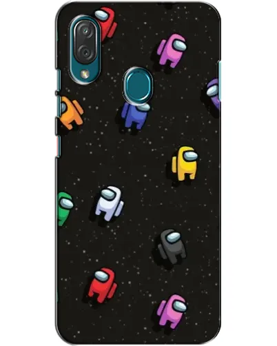 Чехол для ZTE Blade V10 Vita с картинкой «Космический паттерн Among Us»