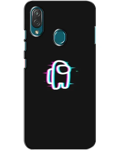 Чехол для ZTE Blade V10 Vita с картинкой «Among Us неон»