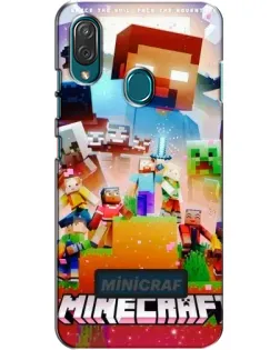 Чехол для ZTE Blade V10 Vita с картинкой «Minecraft герои игры»