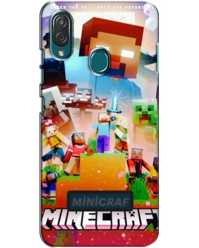 Чехол для ZTE Blade V10 Vita с картинкой «Minecraft герои игры»