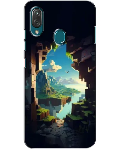 Чехол для ZTE Blade V10 Vita с картинкой «Вид из пещеры»
