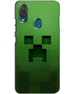 Чехол для ZTE Blade V10 Vita с картинкой «Крипер микро-дизайн»