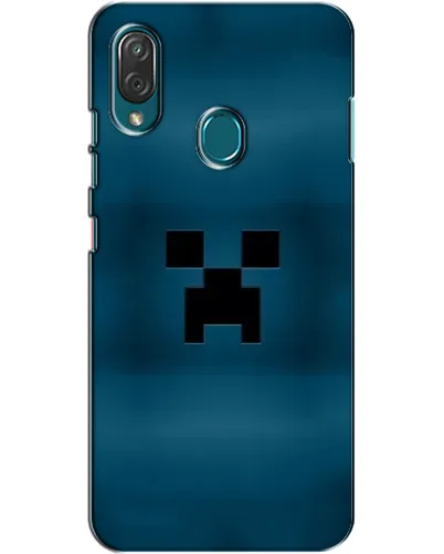Чехол для ZTE Blade V10 Vita с картинкой «Крипер текстура»