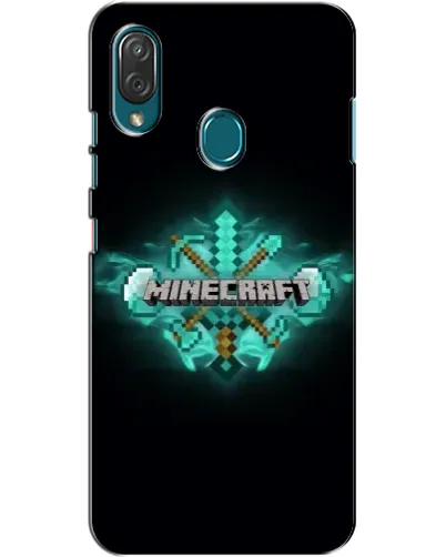 Чехол для ZTE Blade V10 Vita с картинкой «Minecraft Diamond лого»