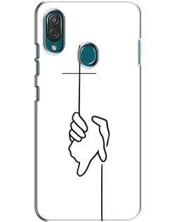 Чехол для ZTE Blade V10 Vita с картинкой «Рука держит» Чехол для ZTE Blade V10 Vita с картинкой «Рука держит»