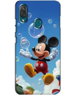 Чехол для ZTE Blade V10 Vita с картинкой «Mickey и мыльные пузыри»
