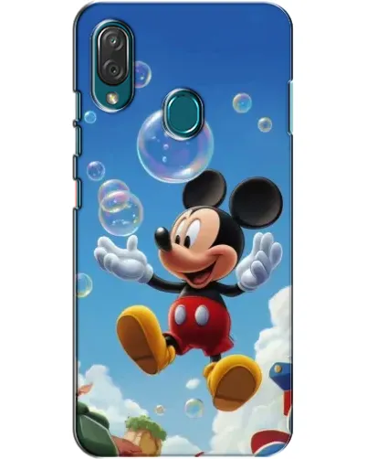 Чехол для ZTE Blade V10 Vita с картинкой «Mickey и мыльные пузыри»