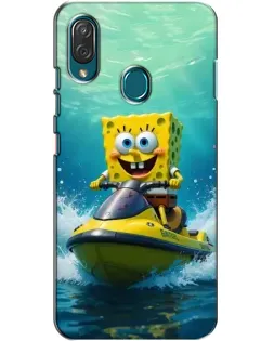 Чехол для ZTE Blade V10 Vita с картинкой «Спанч Боб на гидроцикле» Чехол для ZTE Blade V10 Vita с картинкой «Спанч Боб на гидроцикле»