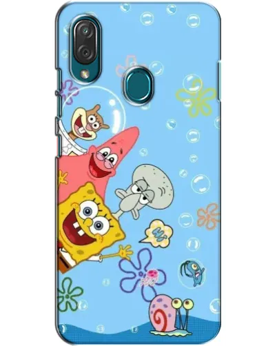 Чехол для ZTE Blade V10 Vita с картинкой «Веселые пузырьки»