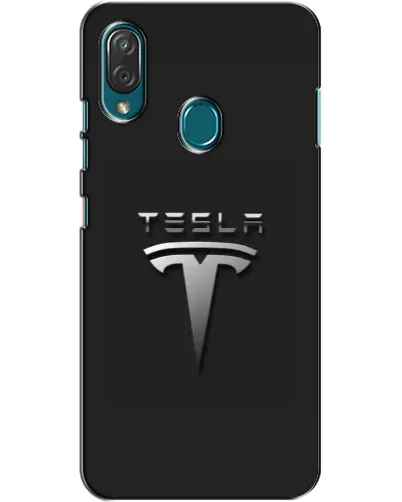Чехол для ZTE Blade V10 Vita с картинкой «Стальной логотип Tesla» Чехол для ZTE Blade V10 Vita с картинкой «Стальной логотип Tesla»