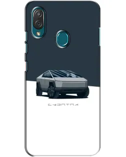 Чехол для ZTE Blade V10 Vita с картинкой «Серебристый Cybertruck Tesla» Чехол для ZTE Blade V10 Vita с картинкой «Серебристый Cybertruck Tesla»