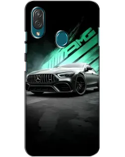 Чехол для ZTE Blade V10 Vita с картинкой «Темный Mercedes AMG»