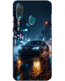 Чехол для ZTE Blade V10 Vita с картинкой «Ночной город и Audi» Чехол для ZTE Blade V10 Vita с картинкой «Ночной город и Audi»