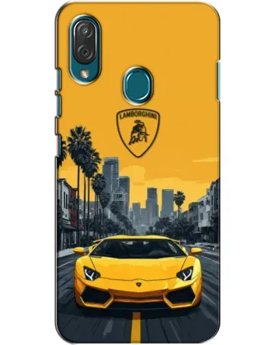 Чехол для ZTE Blade V10 Vita с картинкой «Желтый Lamborghini город» Чехол для ZTE Blade V10 Vita с картинкой «Желтый Lamborghini город»